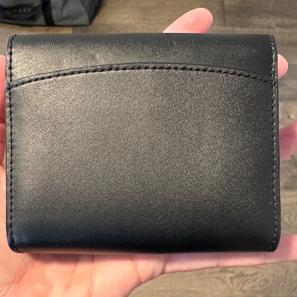 Kate Spade Black Leather Card Holder / Wallet - Picture 3 of 9